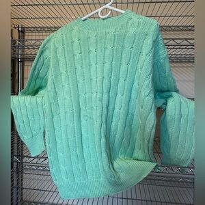 James River Traders Cable Knit Sweater